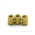 brass insert copper nut knurled hot-melt injection nut